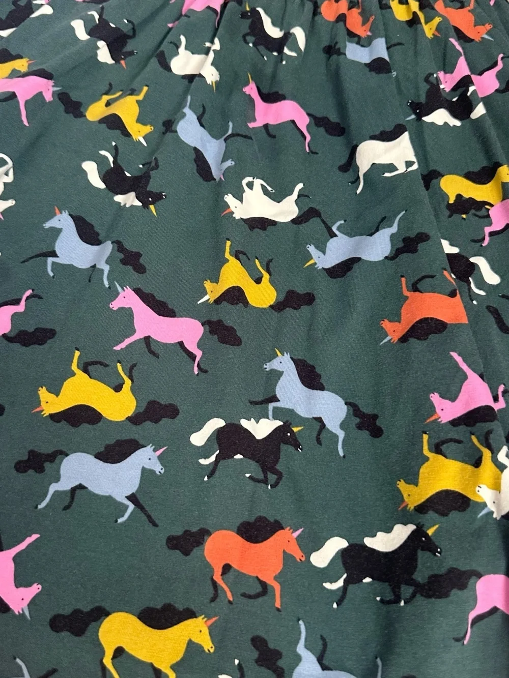 Hanna Andersson Green Horse Print Twirl Dress - Multicolor Horses